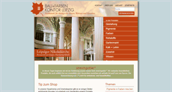 Desktop Screenshot of naturfarben-leipzig.de